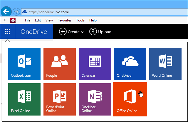 Microsoft добавляет панель запуска приложений для своих онлайн-сервисов