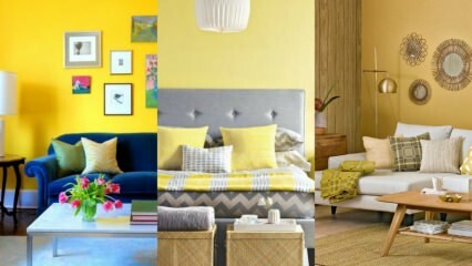 Предложения по украшению дома, которые можно сделать желтым