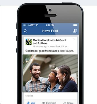 мобильное приложение facebook