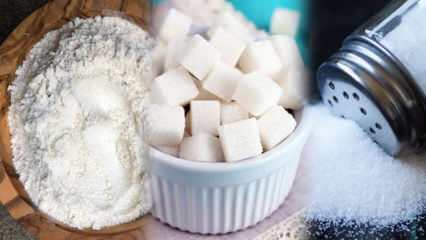 Метод похудения, избегая 3 белых! Как остается сахар и соль? 3 белая диета