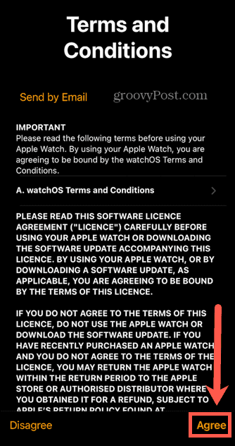 условия Apple Watch