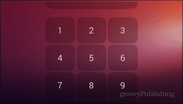 Ubuntu Lockscreen безопасная булавка