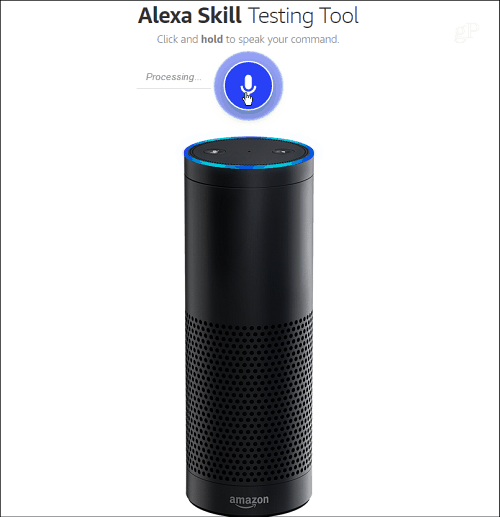Инструмент для тестирования навыков Alexa