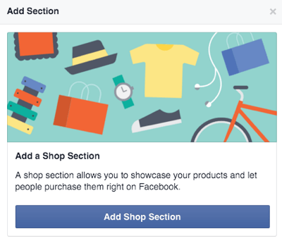 кнопка добавления магазина в facebook