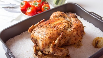 Как приготовить курицу в соли? 