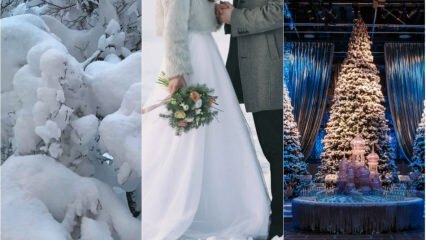 2018-19 Зимние свадебные украшения