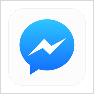 Графический значок Facebook Messenger.