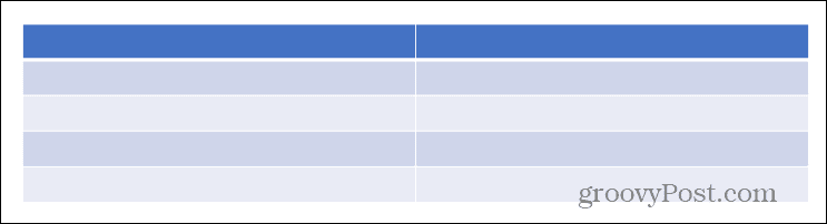 вставленная таблица PowerPoint