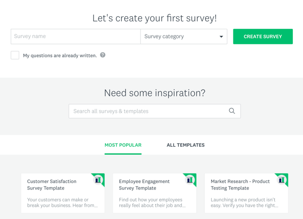 Рекламные методы Facebook, которые обеспечивают результаты, варианты создания опроса Survey Monkey. 