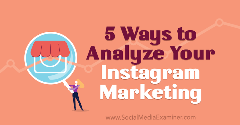 5 способов проанализировать свой маркетинг в Instagram от Тэмми Кэннон в Social Media Examiner.