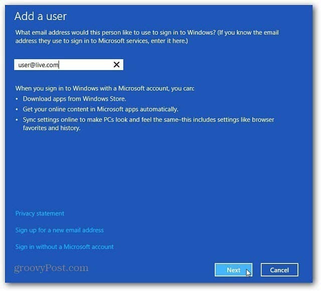 Как добавить и управлять новыми пользователями в Windows 8