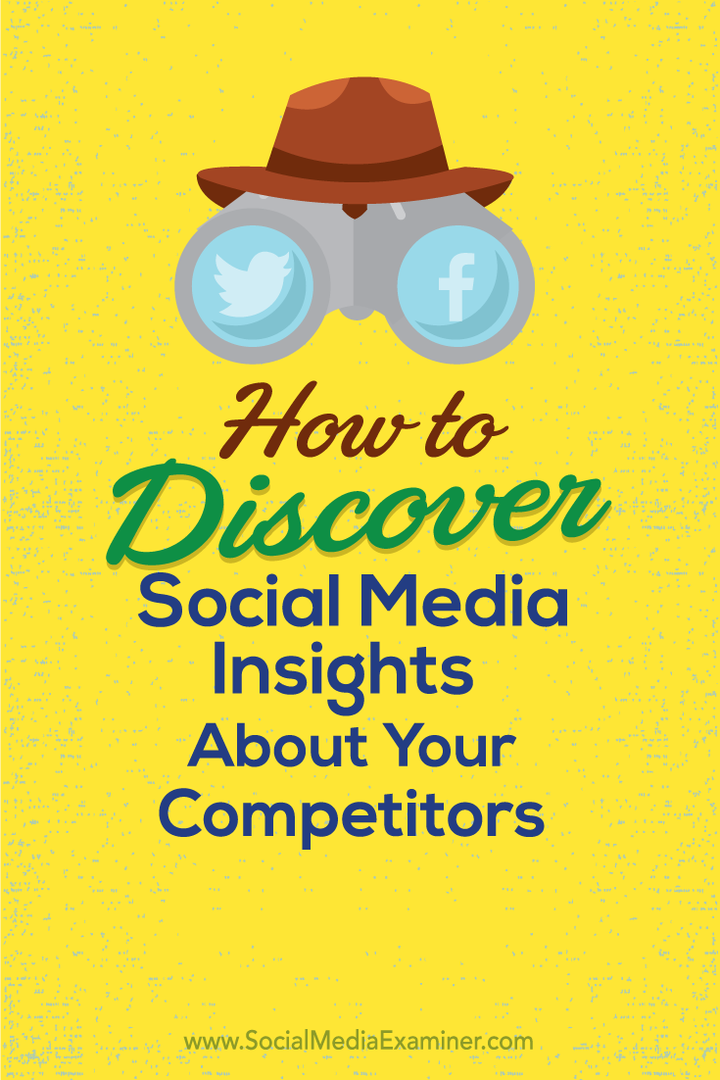 как узнать информацию о ваших конкурентах в социальных сетях