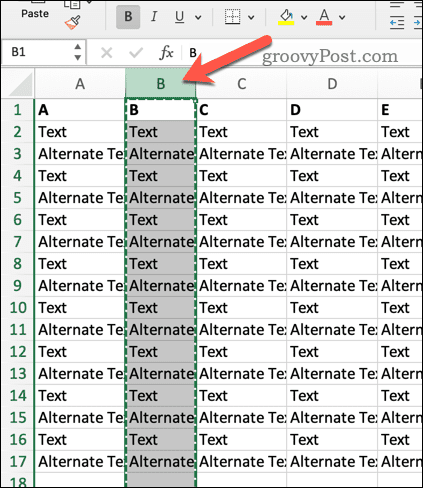 Выбрать заголовок в Excel