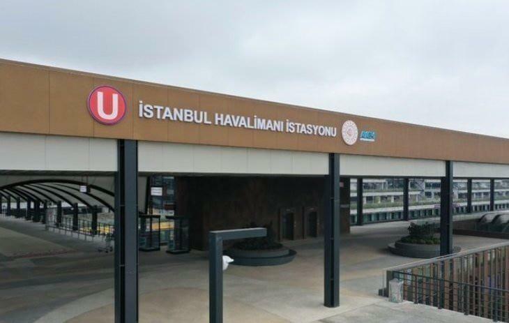 Сцены с линии метро Kagithane-Istanbul Airport