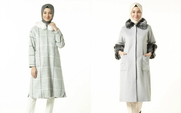 Доступные модели длинных пальто с хиджабом 2020