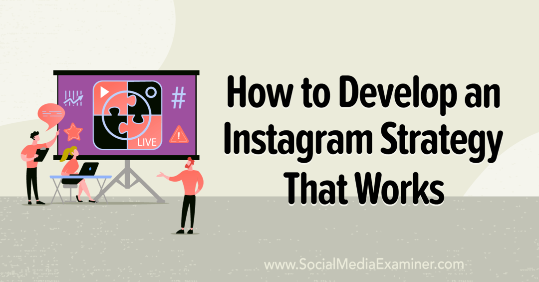 Как разработать эффективную стратегию для Instagram: специалист по социальным сетям