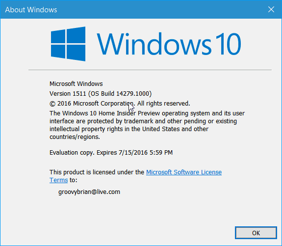 Windows 10 Redstone Build 14279 выпущен для инсайдеров. Вот что нового