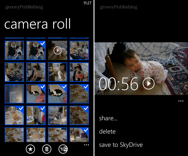 Windows Phone 8: загрузка фотографий и видео в SkyDrive