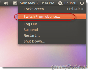 переключить форму Ubuntu