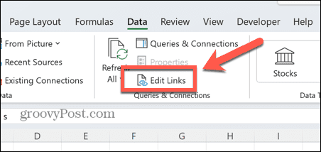 ссылки редактирования excel