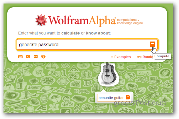 создать пароль