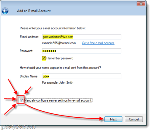 Как использовать HTTPS в вашем почтовом клиенте Windows Live для подключения к учетной записи Hotmail с поддержкой HTTPS.