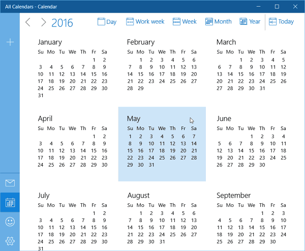Windows 10 Календарь Полный Год Просмотр Обновления