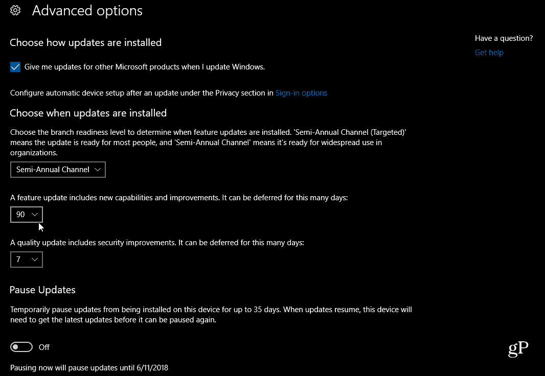 PSA: отложить обновление до Windows 10 1803 апрель 2018 обновление
