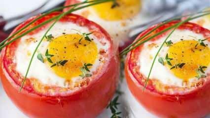 Как приготовить фаршированные помидоры с яйцом? Рецепт фаршированных помидоров с яйцами на завтрак