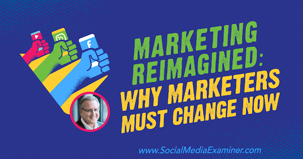 Новый взгляд на маркетинг: почему маркетологи должны измениться сейчас с идеями Марка Шефера в подкасте по маркетингу в социальных сетях.