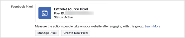 Возможность использовать пиксель Facebook с группами - новая функция в 2018 году.