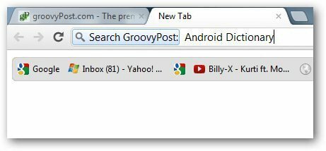 Поисковые системы Chrome 6