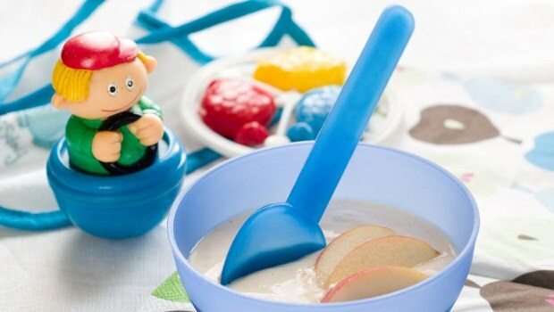 Рецепт фруктового пюре с йогуртом для детей