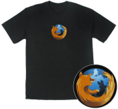 Firefox футболка