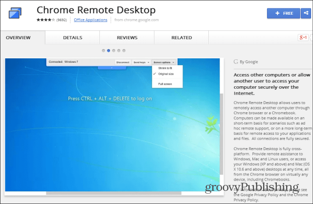 Интернет-магазин Chrome Remote Desktop