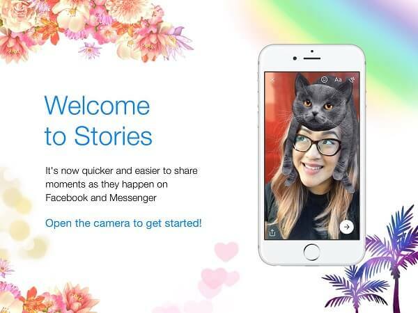 Facebook объединил Messenger Day с Facebook Stories и выпустил его как единое приложение под названием Stories.