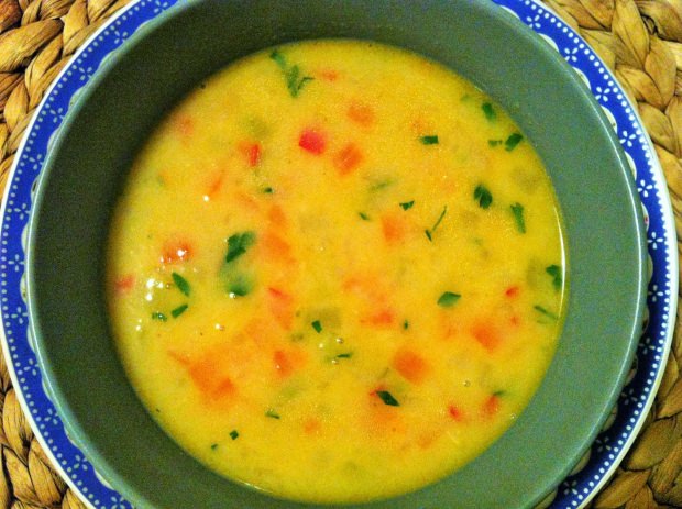 приправленный овощной суп