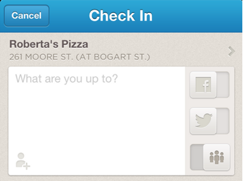 Foursquare регистрация