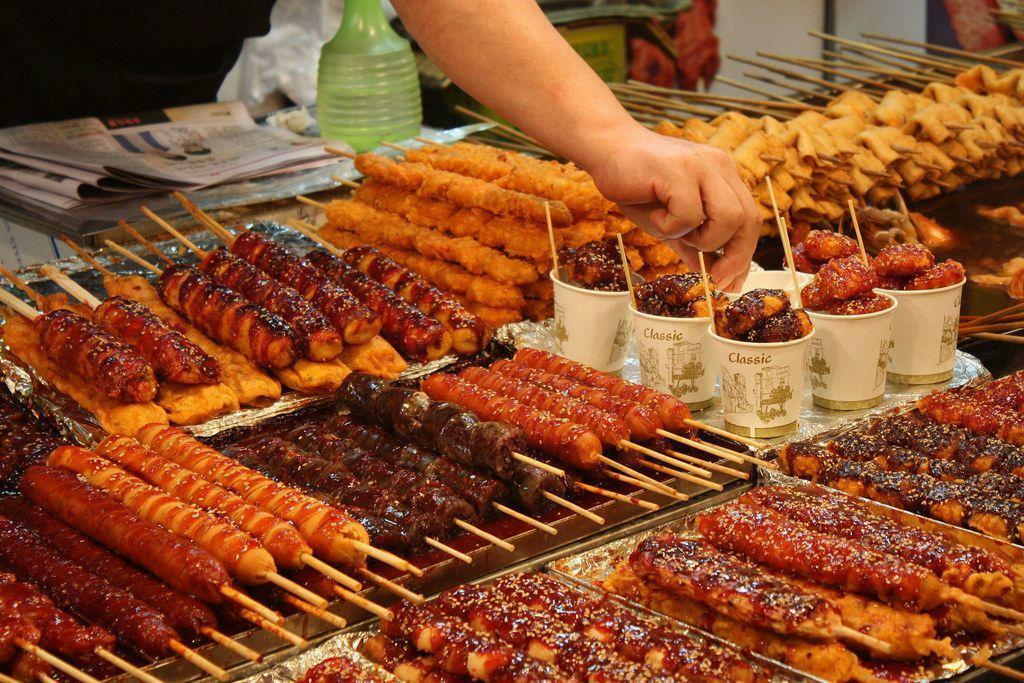 Южнокорейская уличная еда