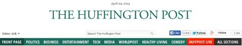 Заголовок сообщения Huffington