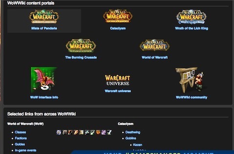 World of Warcraft вики