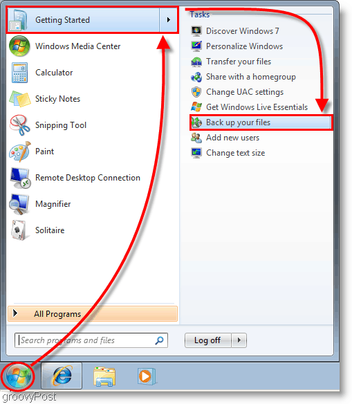 Windows 7: создайте системный образ, запустите резервное копирование ваших файлов