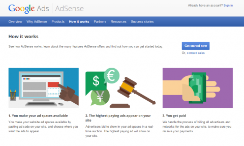 Google AdSense может дать вам представление о стоимости каждого места размещения на вашем сайте. 