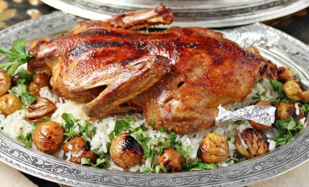 Как приготовить рис с фаршированным мясом гуся? Восхитительный вкус Рамадана, рецепт гусиного мяса и фаршированного риса