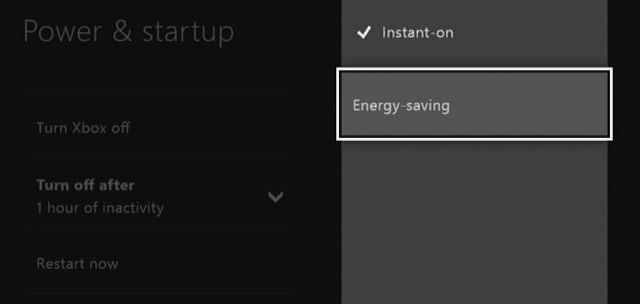 Совет для Xbox One: включите режим энергосбережения
