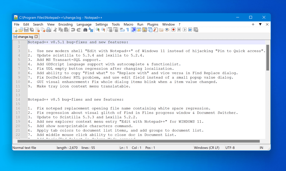 Как сделать Notepad++ текстовым редактором по умолчанию в Windows 11