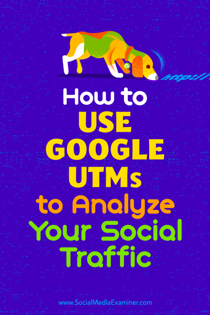 Как использовать Google UTM для анализа вашего социального трафика, Тэмми Кэннон в Social Media Examiner.