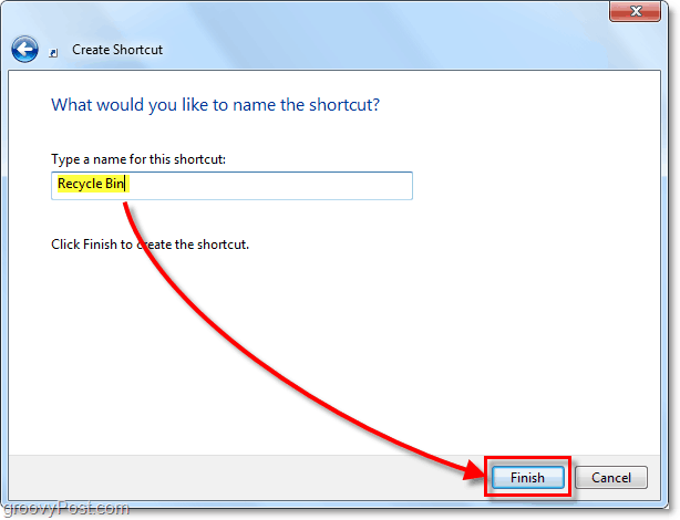 Как получить доступ к корзине из меню «Пуск» в Windows 7