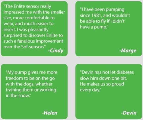 обновлены отрывки из пользовательских историй Medtronic для диабетиков