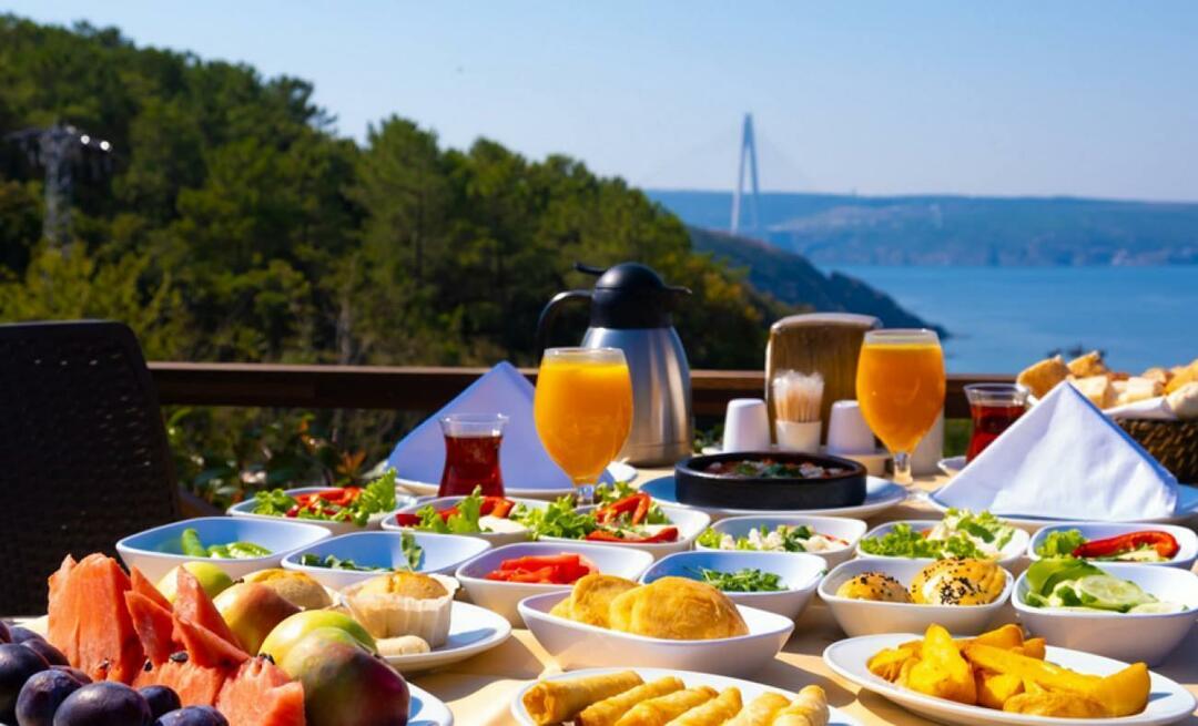 Где в Стамбуле лучшие места для завтрака? Где позавтракать в Стамбуле?